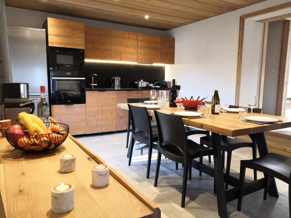 Chez Leon, Jacuzzi Et Sauna Des Le 1Er Septembre 2025 Samoëns Dış mekan fotoğraf