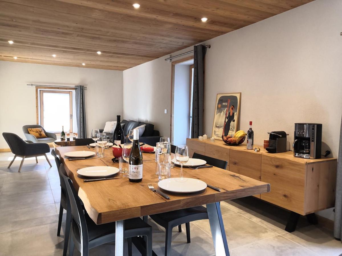 Chez Leon, Jacuzzi Et Sauna Des Le 1Er Septembre 2025 Samoëns Dış mekan fotoğraf