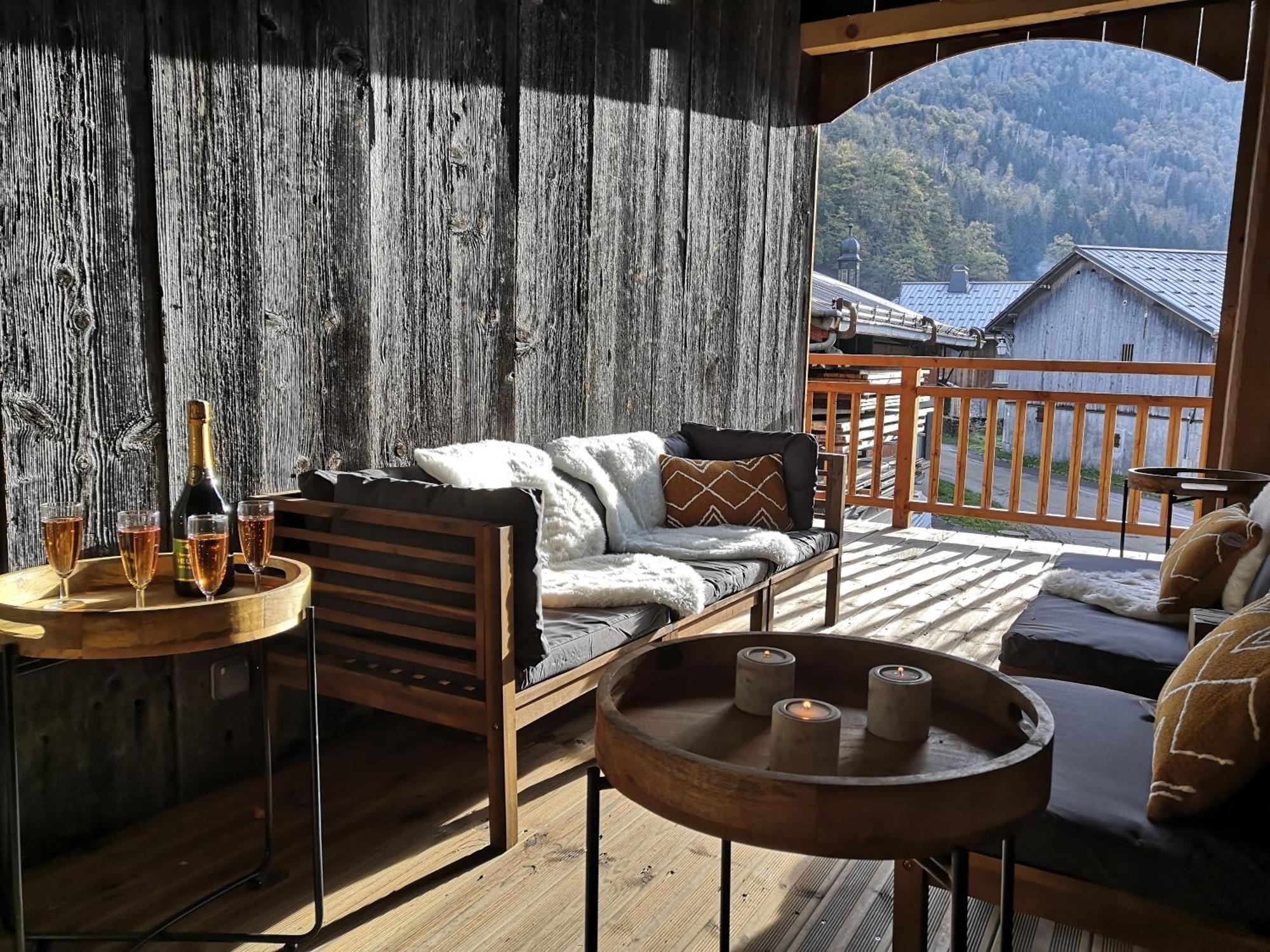 Chez Leon, Jacuzzi Et Sauna Des Le 1Er Septembre 2025 Samoëns Dış mekan fotoğraf